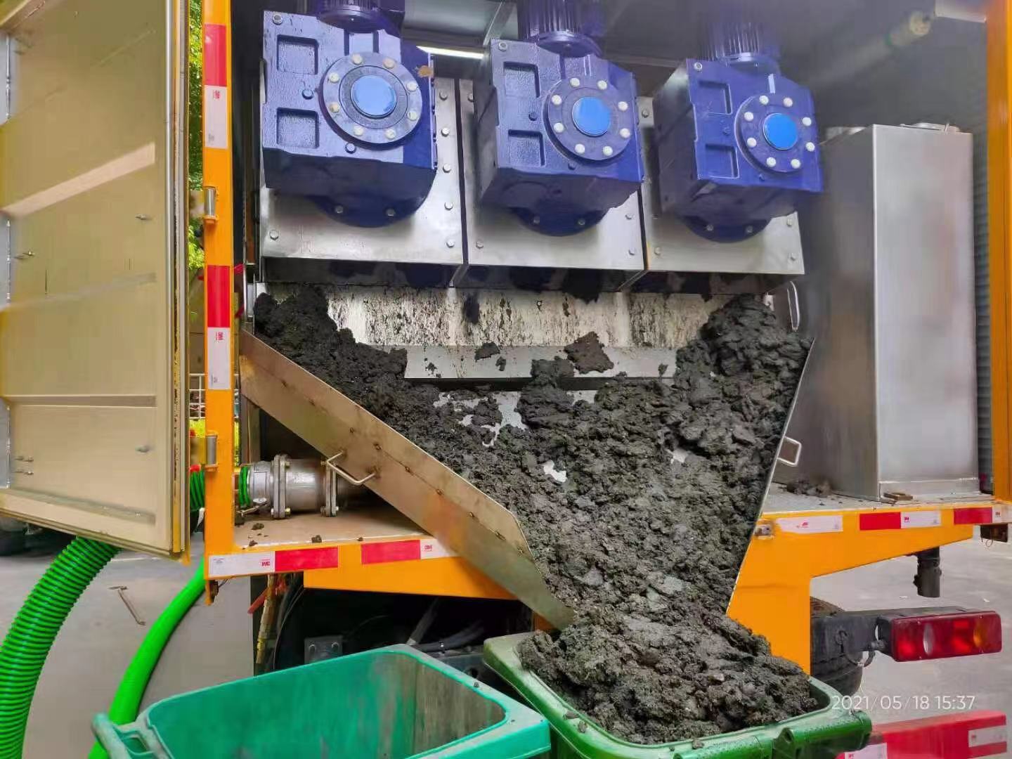 上安乡化粪池清掏城市维护站-泥浆净化干湿分离处理